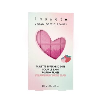 INUWET TABLETTE DE BAIN EFFERVESCENTE - FRAISE