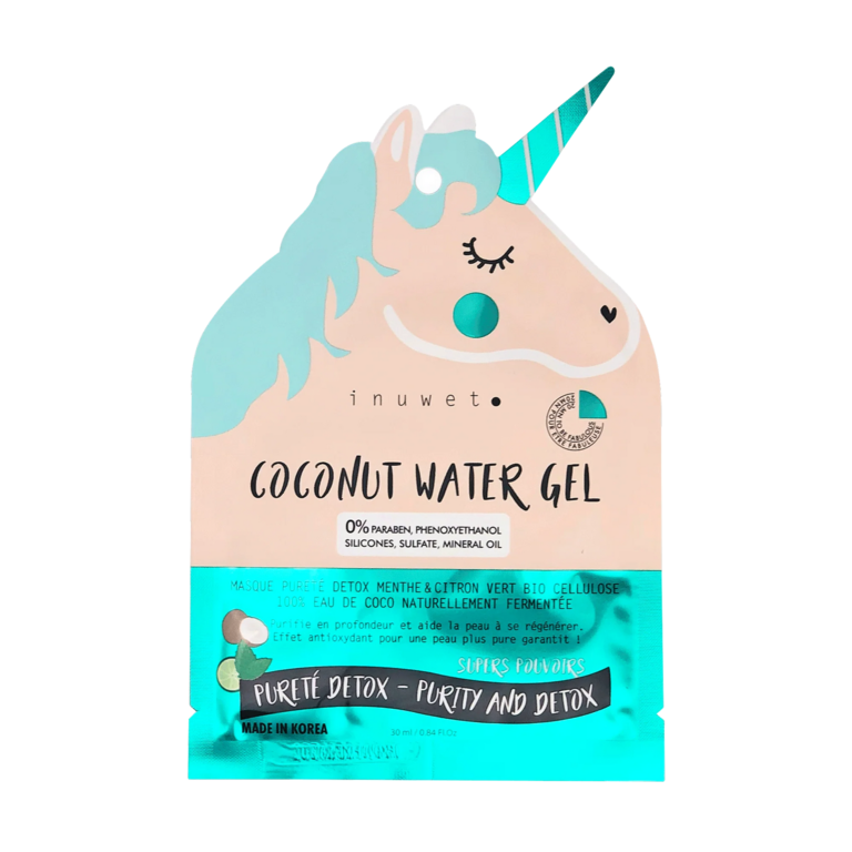 INUWET MASQUE LICORNE VISAGE - PURETÉ DETOX