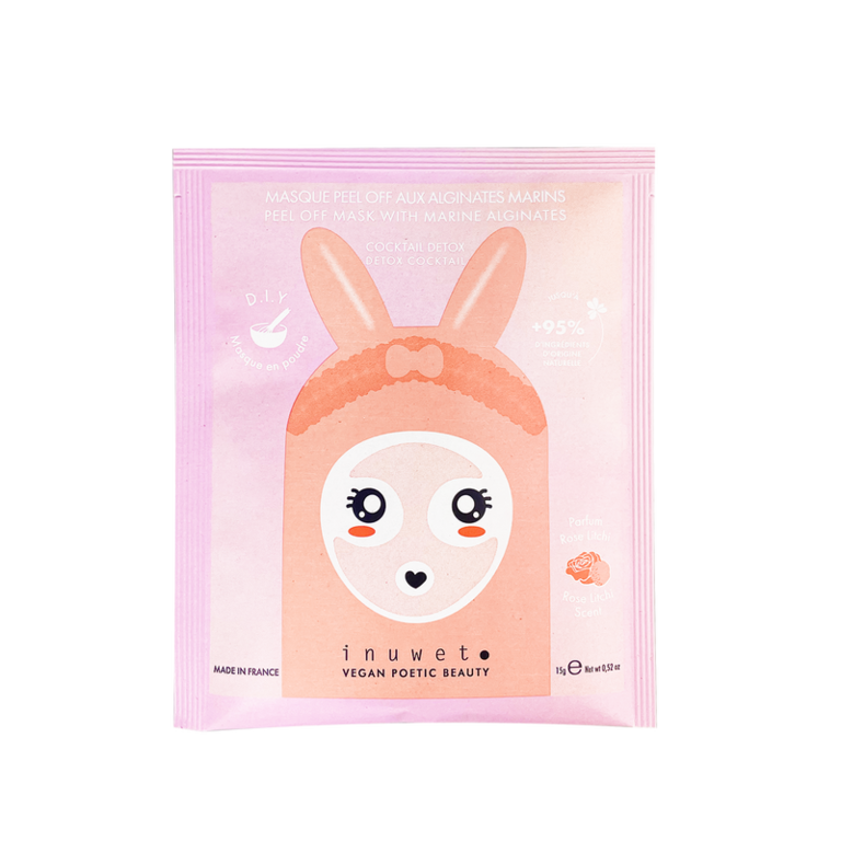 INUWET MASQUE PEEL OFF DO IT YOURSELF - ROSE-LITCHI