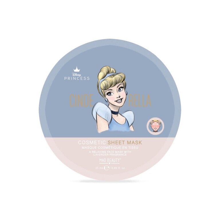MAD BEAUTY MASQUE POUR LE VISAGE EN FEUILLE - CENDRILLON