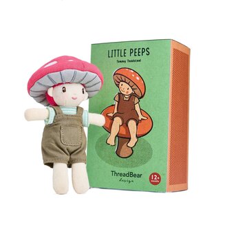 THREADBEAR PETITE POUPÉE LITTLE PEEPS - TOMMY TOADSTOOL