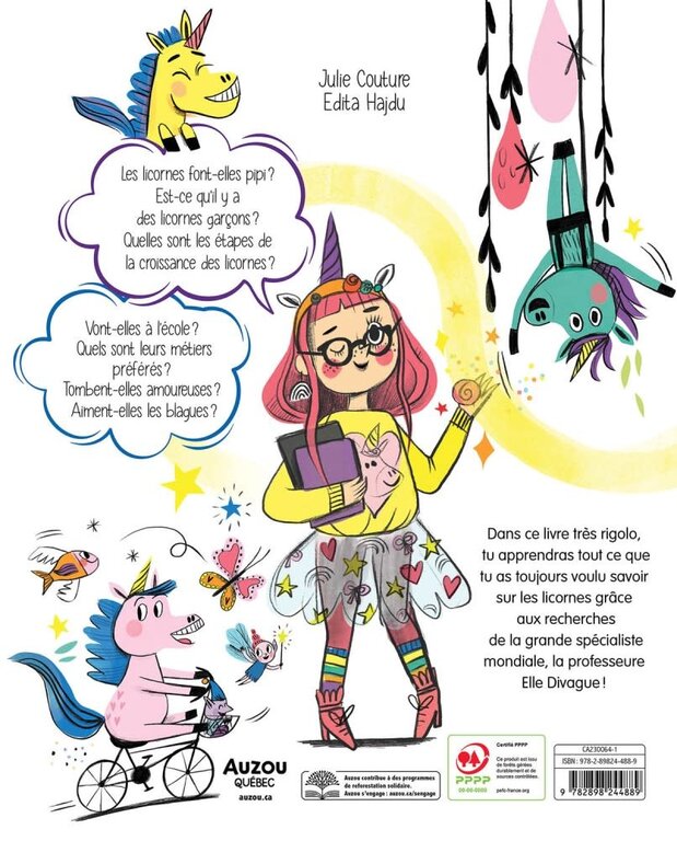 AUZOU LIVRE - LES LICORNES FONT-ELLES PIPI?