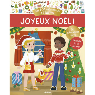 AUZOU MES 500 AUTOCOLLANTS CRÉATIFS - JOYEUX NOËL