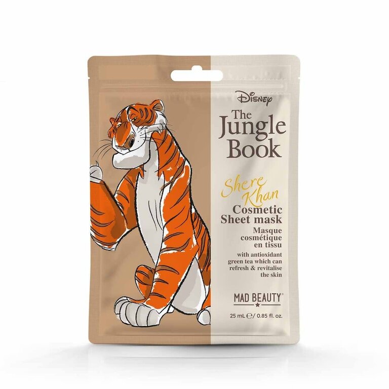 MAD BEAUTY MASQUE EN FEUILLE POUR LE VISAGE - LE LIVRE DE LA JUNGLE