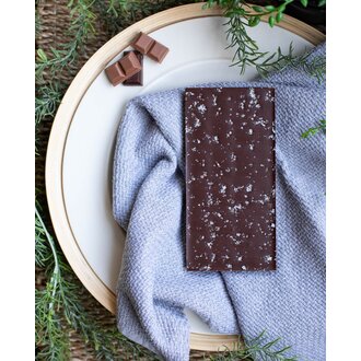 CHOCO CHOCOLAT TABLETTE FLEUR DE SEL 75g - CHOCOLAT AU LAIT