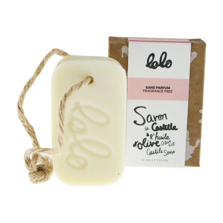 LOLO & MOI UNSCENTED OLIVE OIL CASTILE SOAP