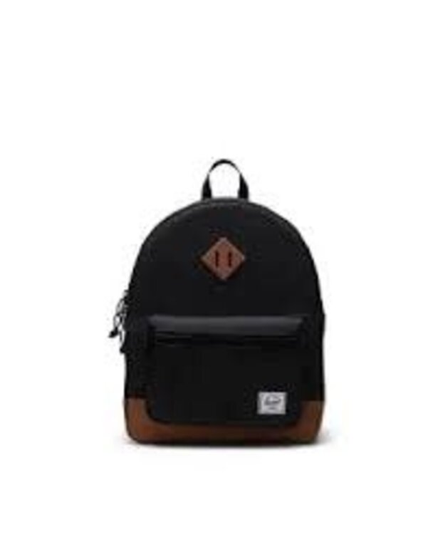 HERSCHEL SAC À DOS HERITAGE BLACK/ SADDLE BROWN