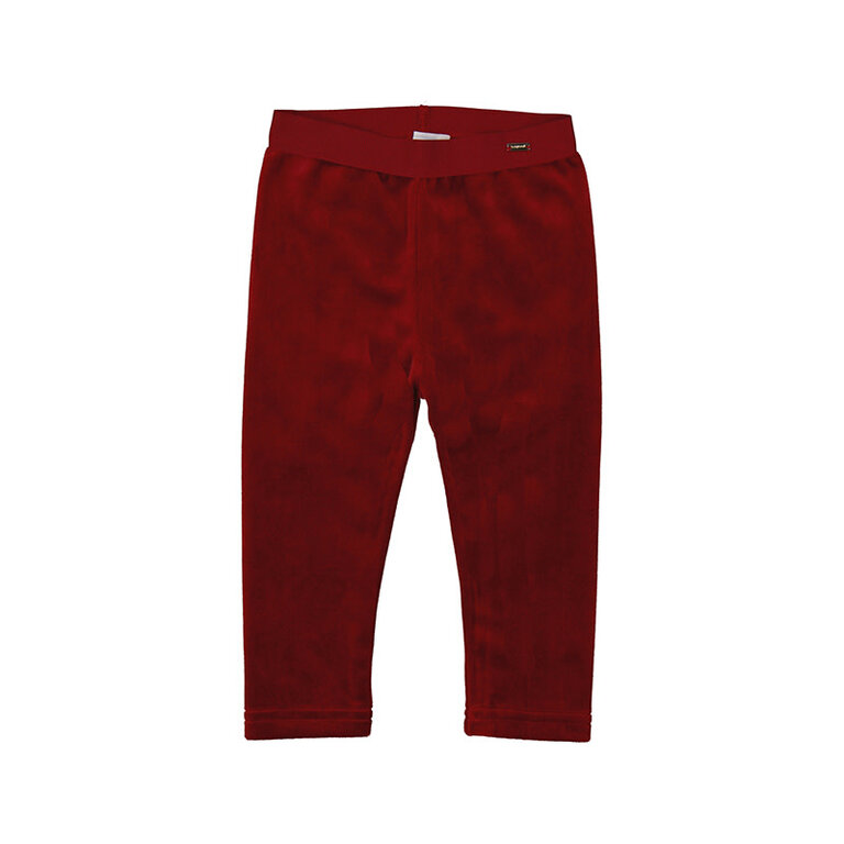 LEGGING VELOURS BASIQUE - CERISE