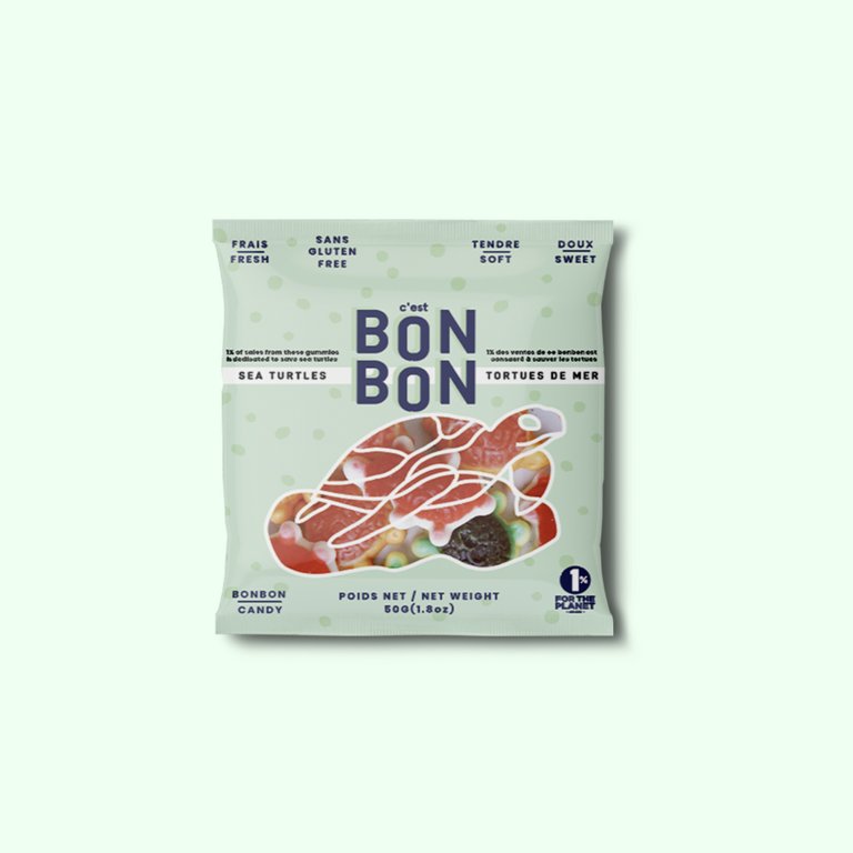 LA BOITE À BONBONS TORTUES DE MER - 50G