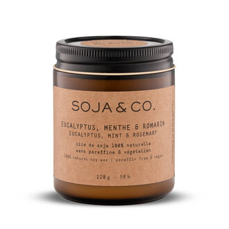 SOJA & CO. CHANDELLE - EUCALYPTUS, MENTHE & ROMARIN