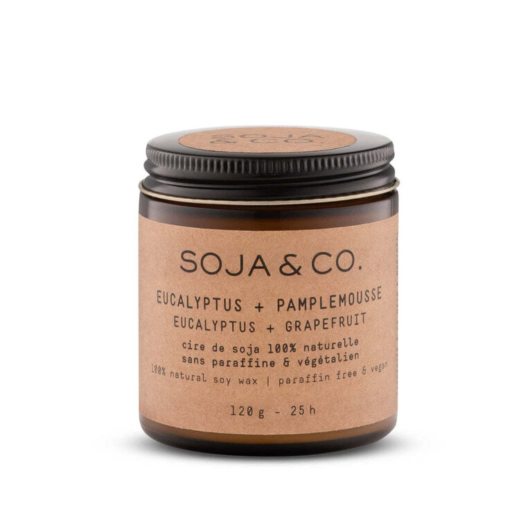 SOJA & CO. CHANDELLE - EUCALYPTUS + PAMPLEMOUSSE