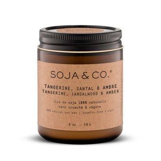 SOJA & CO. CHANDELLE - TANGERINE, SANTAL & AMBRE
