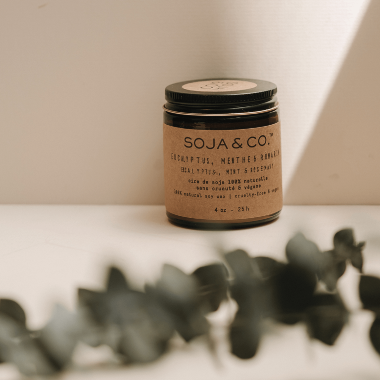 SOJA & CO. CHANDELLE - EUCALYPTUS, MENTHE & ROMARIN