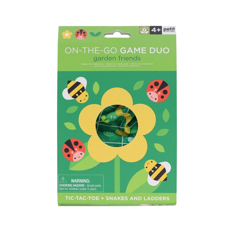 PETIT COLLAGE TRAVEL GAME DUO - GARDEN FRIENDS
