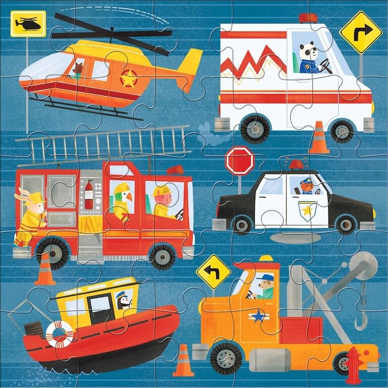 MUDPUPPY PUZZLE JUMBO 25 PCS - À LA RESCOUSSE