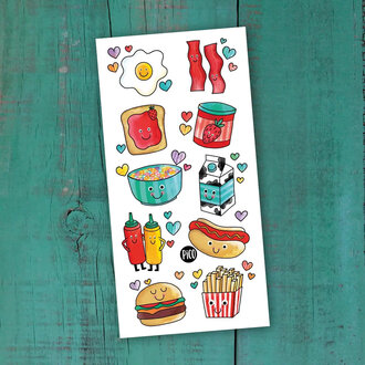 PICO TATOO TATOUAGES TEMPORAIRES - LES MEILLEURS AMIS GOURMANDS