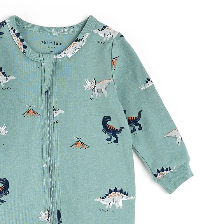 PETIT LEM PYJAMA À PATTES À IMPRIMÉS DE DINOSAURES - SARCELLE