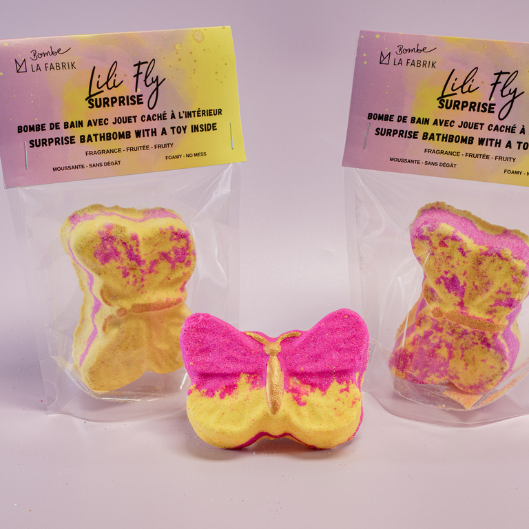 LA FABRIK BOMBE DE BAIN SURPRISE - PAPILLON