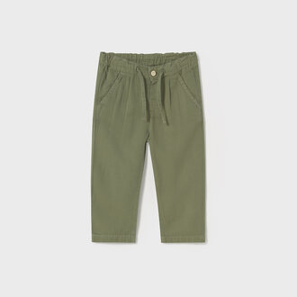 MAYORAL PANTALON COUPE RELAXE EN LIN - SAUGE