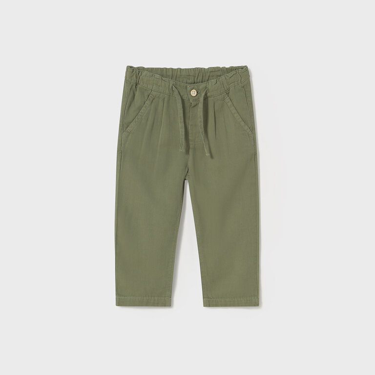 MAYORAL PANTALON COUPE RELAXE EN LIN - SAUGE