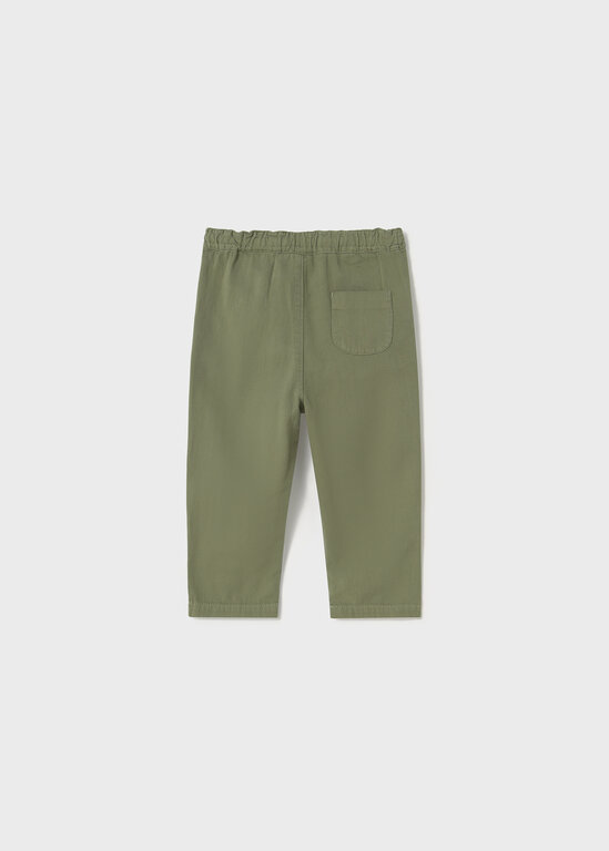 MAYORAL PANTALON COUPE RELAXE EN LIN - SAUGE
