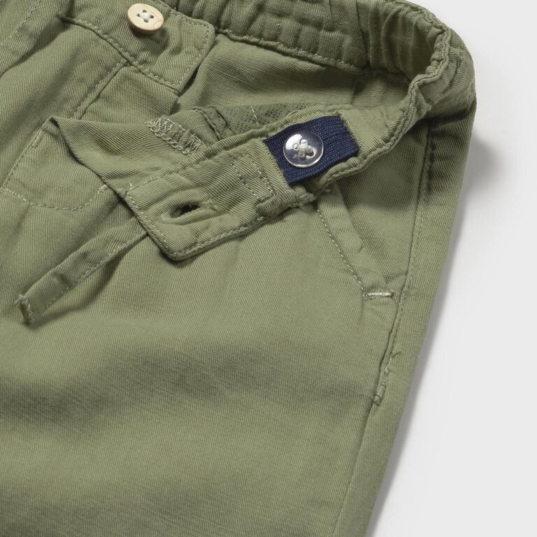 MAYORAL PANTALON COUPE RELAXE EN LIN - SAUGE