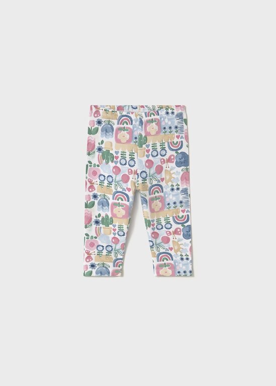MAYORAL LEGGING À IMPRIMÉS AQUARELLE - ROSÉ
