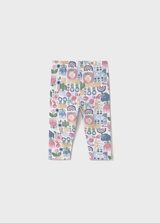 MAYORAL LEGGING À IMPRIMÉS AQUARELLE - ROSÉ