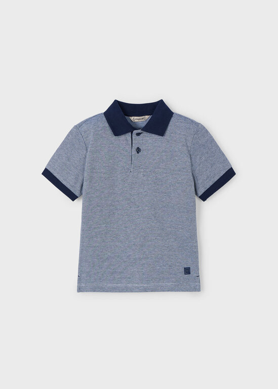 MAYORAL POLO EN MAILLE STRUCTURÉE - MARINE