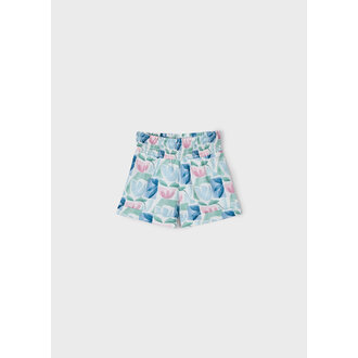 MAYORAL SHORT AVEC IMPRIMÉS DE TULIPES - MENTHE