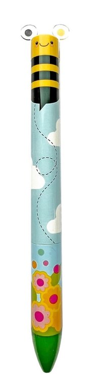 L'ATELIER FÊTE STYLO 2 COULEURS ANIMAUX