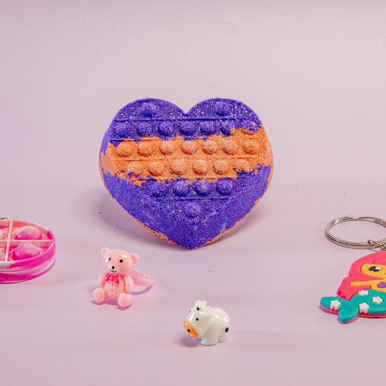 LA FABRIK BOMBE DE BAIN SURPRISE - COEUR POPIT