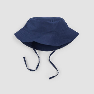 MILES THE LABEL BUCKET HAT - NAVY