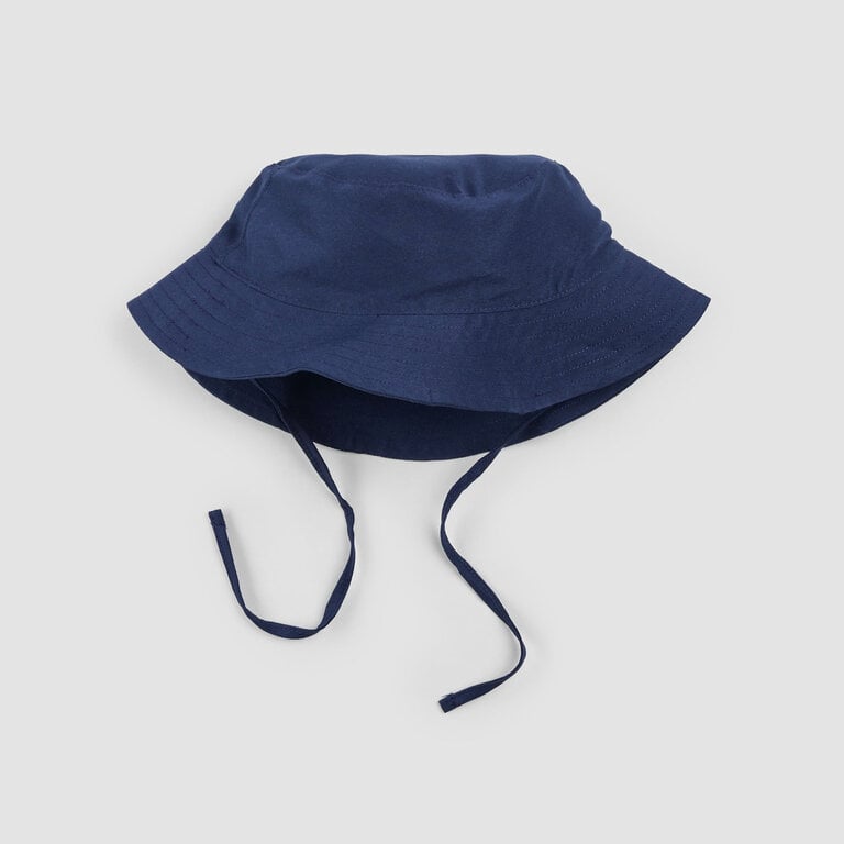 MILES THE LABEL BUCKET HAT - NAVY