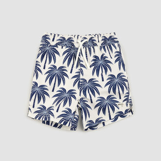 MILES THE LABEL MAILLOT SHORT À IMPRIMÉS DE PALMIERS - SABLE