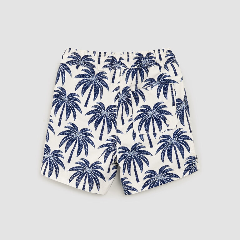 MILES THE LABEL MAILLOT SHORT À IMPRIMÉS DE PALMIERS - SABLE