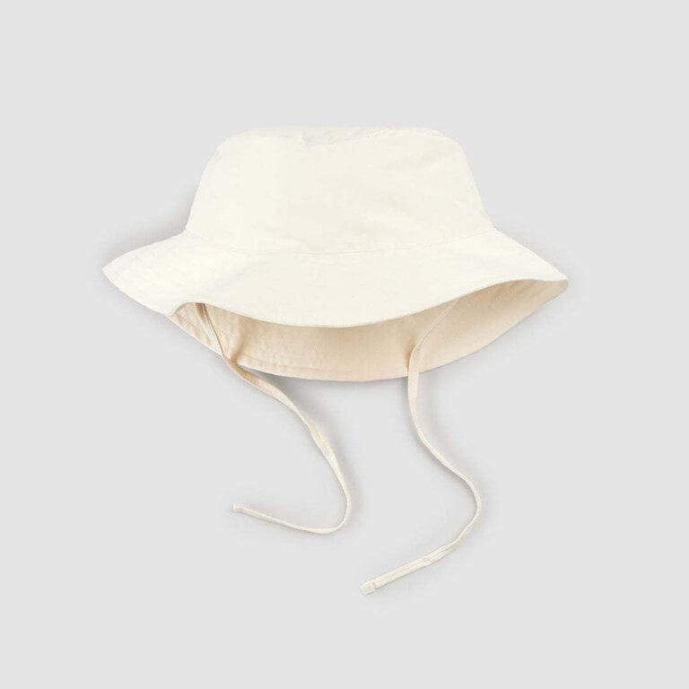 MILES THE LABEL BUCKET HAT - BEIGE