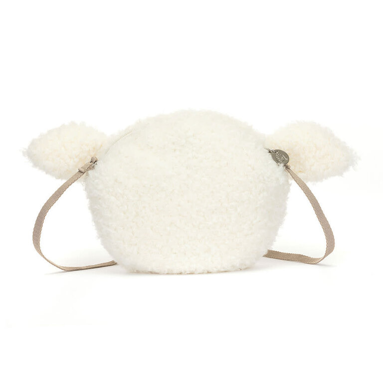 JELLYCAT SAC À MAIN PELUCHE - PETIT AGNEAU