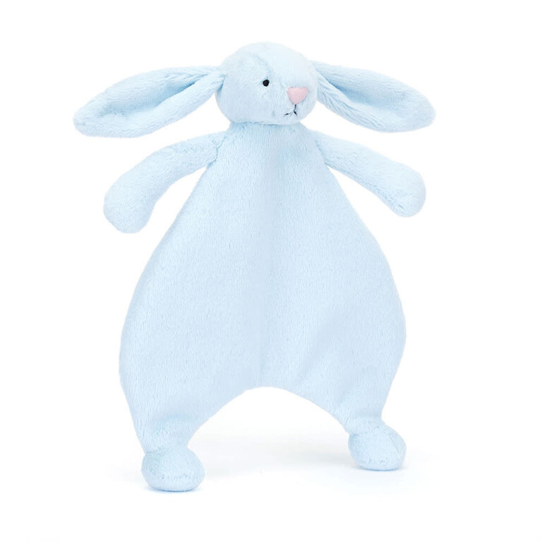 JELLYCAT PELUCHE RECONFORT - LAPIN BASHFUL BLEU