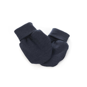 ZAK & ZOÉ MITAINES EN BAMBOU (0-3 MOIS) - MARINE