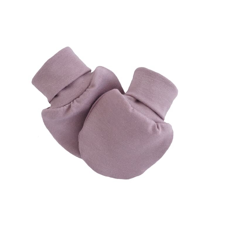 ZAK & ZOÉ MITAINES EN BAMBOU (0-3 MOIS) - LILAS