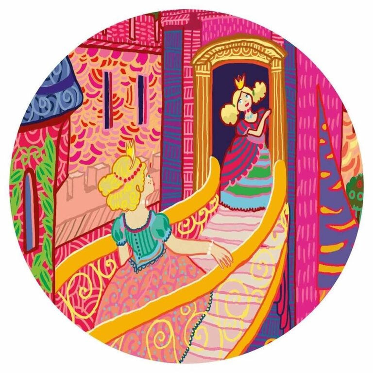 DJECO PUZZLE SILOUHETTE 54 PCS - CHÂTEAU FÉÉRIQUE