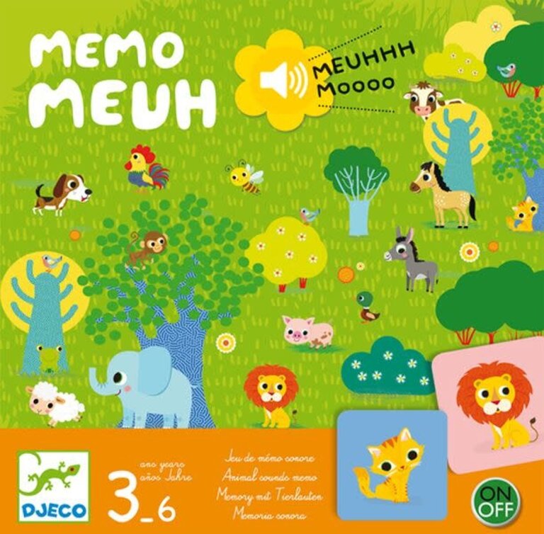 DJECO JEU DE MÉMOIRE - MÉMO MEUH