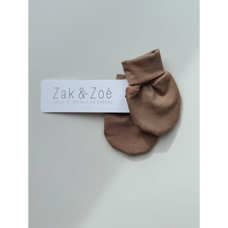 ZAK & ZOÉ MITAINES EN BAMBOU (0-3 MOIS) - BEIGE