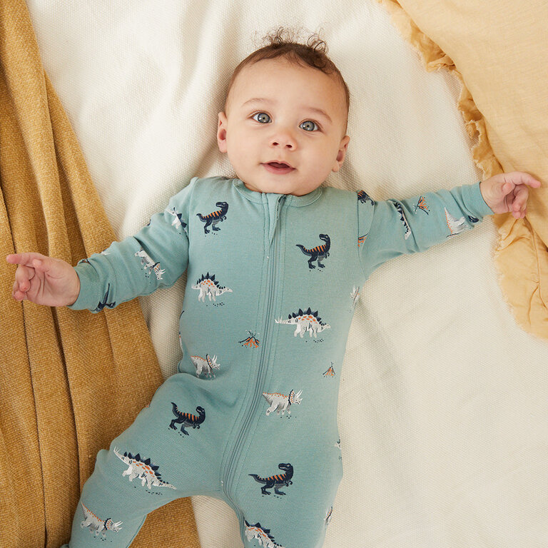 PETIT LEM PYJAMA À PATTES À IMPRIMÉS DE DINOSAURES - SARCELLE