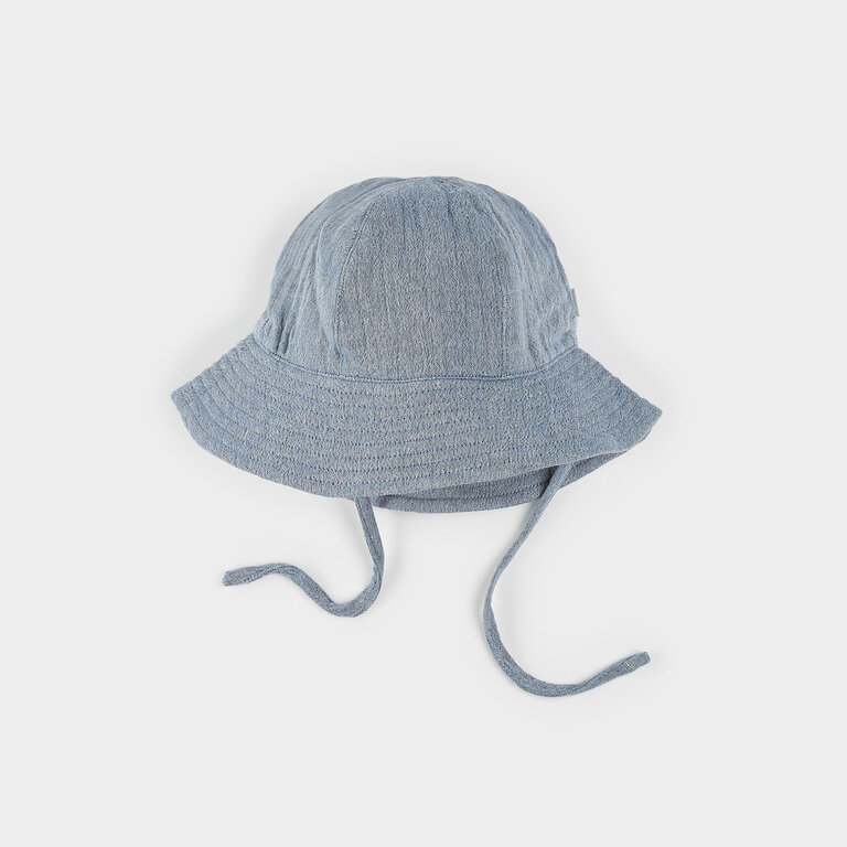 PETIT LEM CHAPEAU EFFET DENIM BLEU