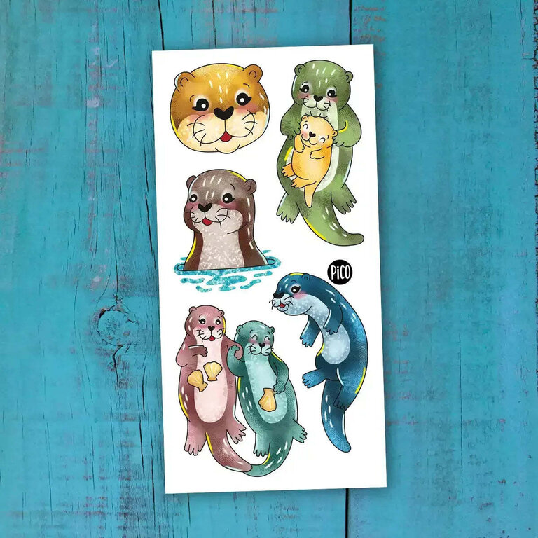 PICO TATOO TATOUAGES TEMPORAIRES - LES LOUTRES ENJOUÉES