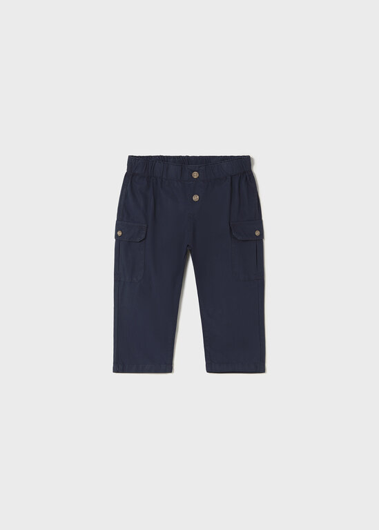 PANTALON CARGO LÉGER - MARINE