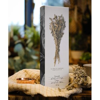 LA BELLE EXCUSE DRIED SAGE ON THE STEM