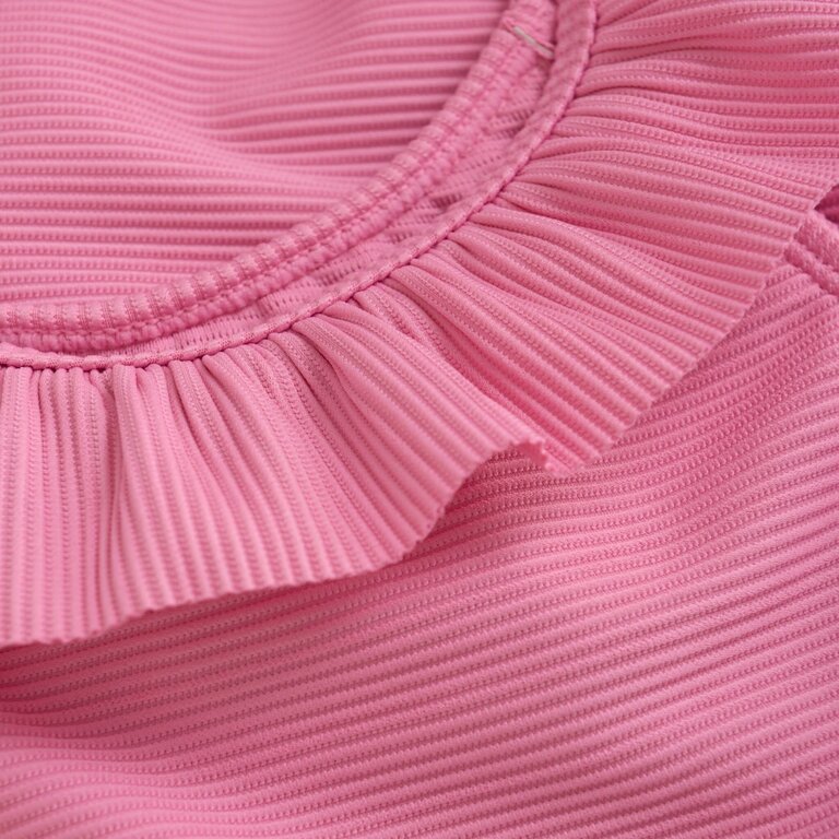 CREAMIE MAILLOT UNE PIÈCE COTELÉ - ROSE BLOOM